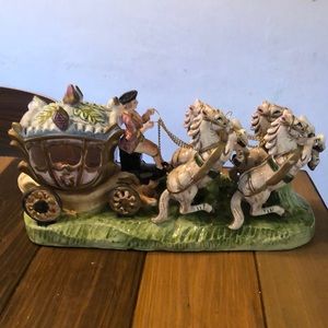 Vintage ceramic carriage
